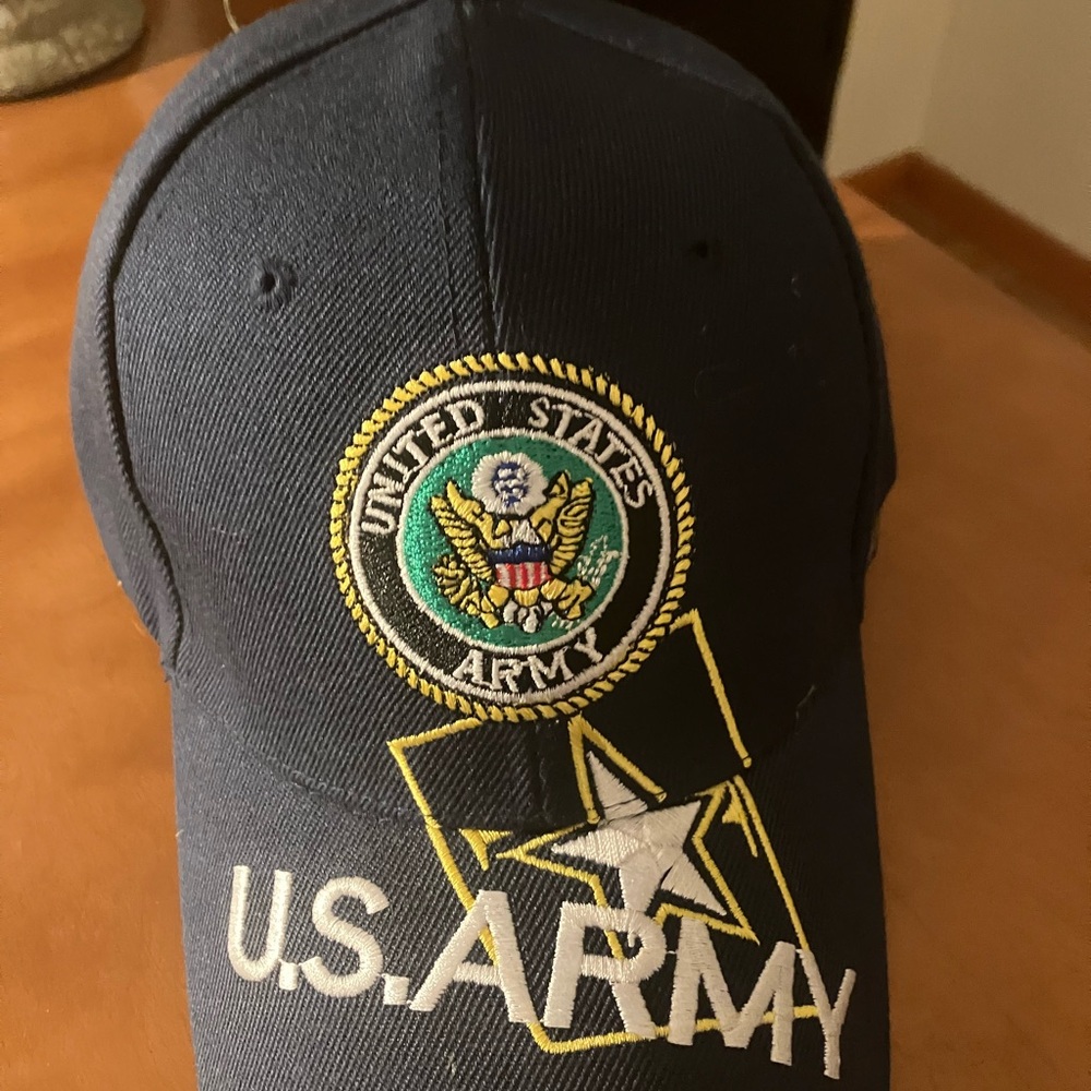 New. Army Hat Black and Blue